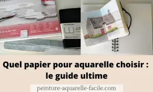 Papier pour aquarelle, carnet Moleskine et croquis. Guide pour choisir le bon papier, même pour comment imprimer en petit format.