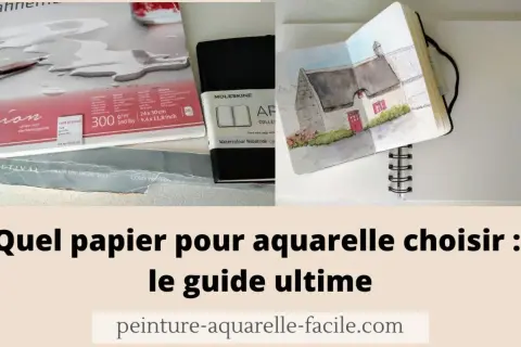 Papier pour aquarelle, carnet Moleskine et croquis. Guide pour choisir le bon papier, même pour comment imprimer en petit format.
