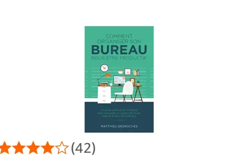 Illustration d'un bureau organisé pour un travail efficace. Ce guide pratique aide à aménager son espace de travail.