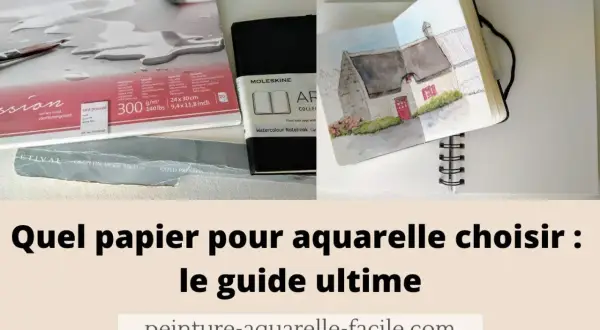 Papier pour aquarelle, carnet Moleskine et croquis. Guide pour choisir le bon papier, même pour comment imprimer en petit format.
