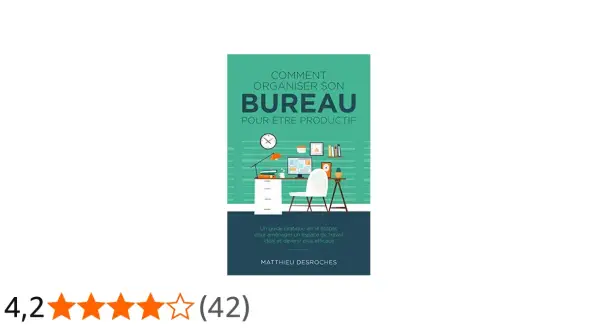 Illustration d'un bureau organisé pour un travail efficace. Ce guide pratique aide à aménager son espace de travail.