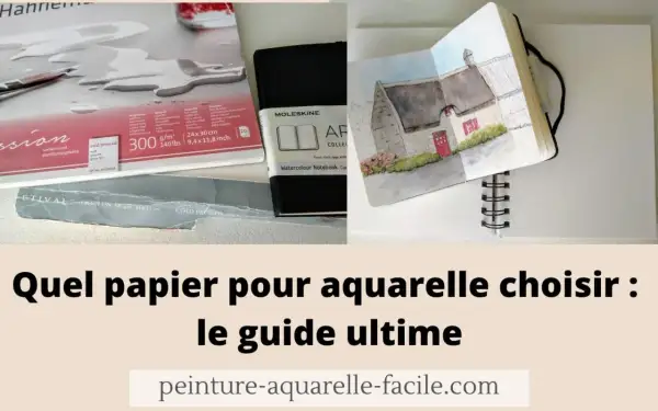 Papier pour aquarelle, carnet Moleskine et croquis. Guide pour choisir le bon papier, même pour comment imprimer en petit format.