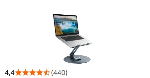 Support ergonomique pour ordinateur portable, un accessoire indispensable pour un confort optimal.